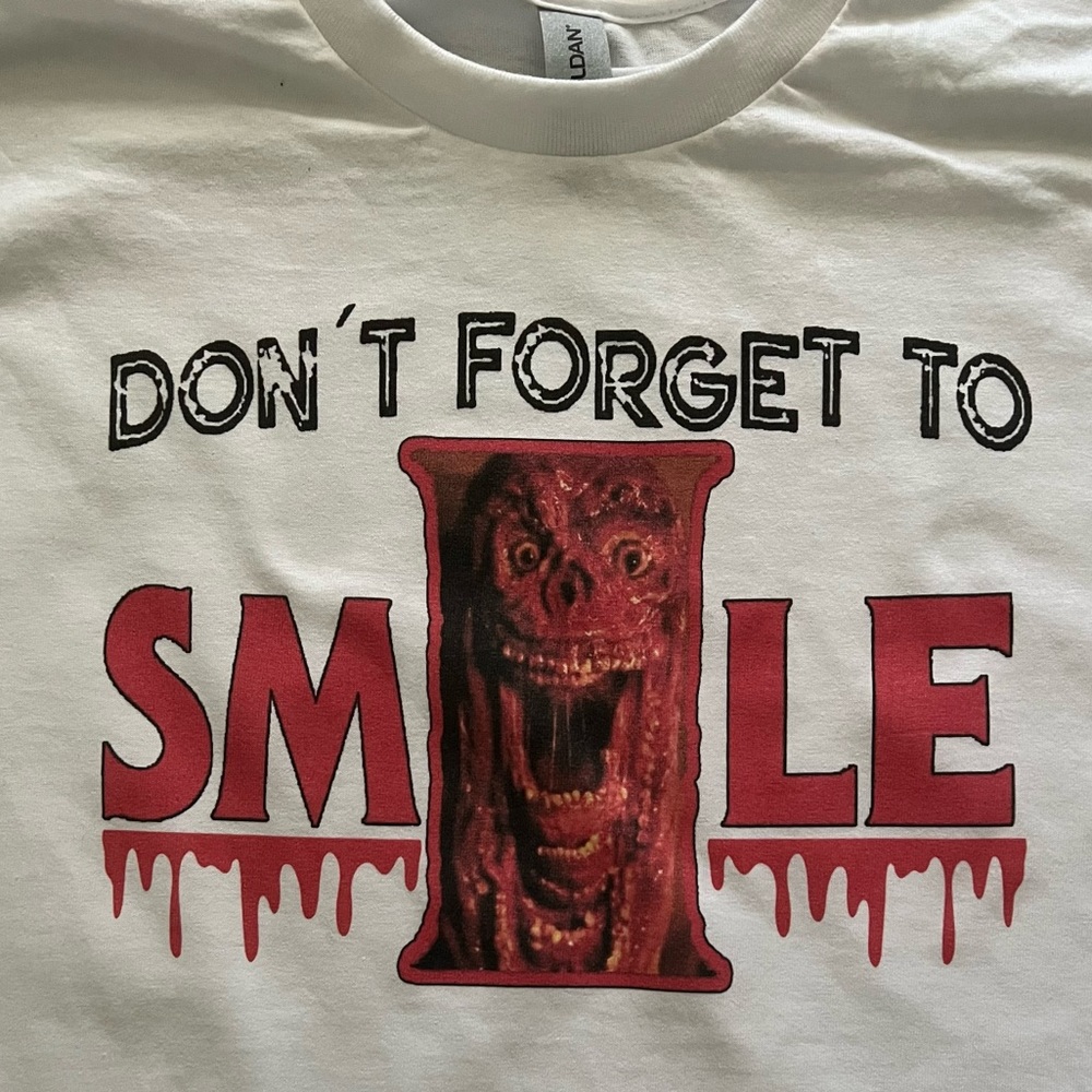 SMILE White Unisex T-Shirt